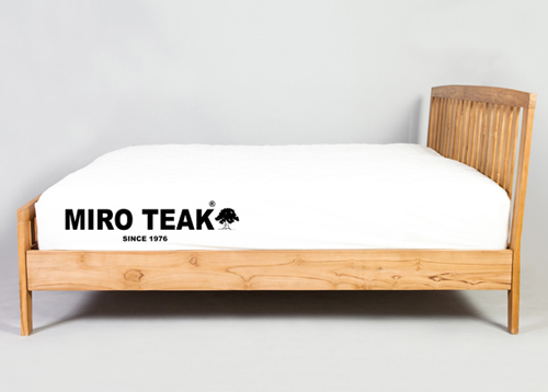 MIRO TEAK   MILLER BED  米勒床台 - 2