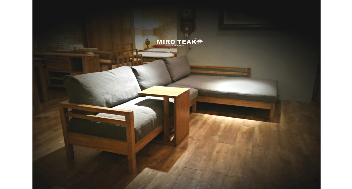 MIRO TEAK   ABEL L-SHAPED SOFA 亞伯L型沙發