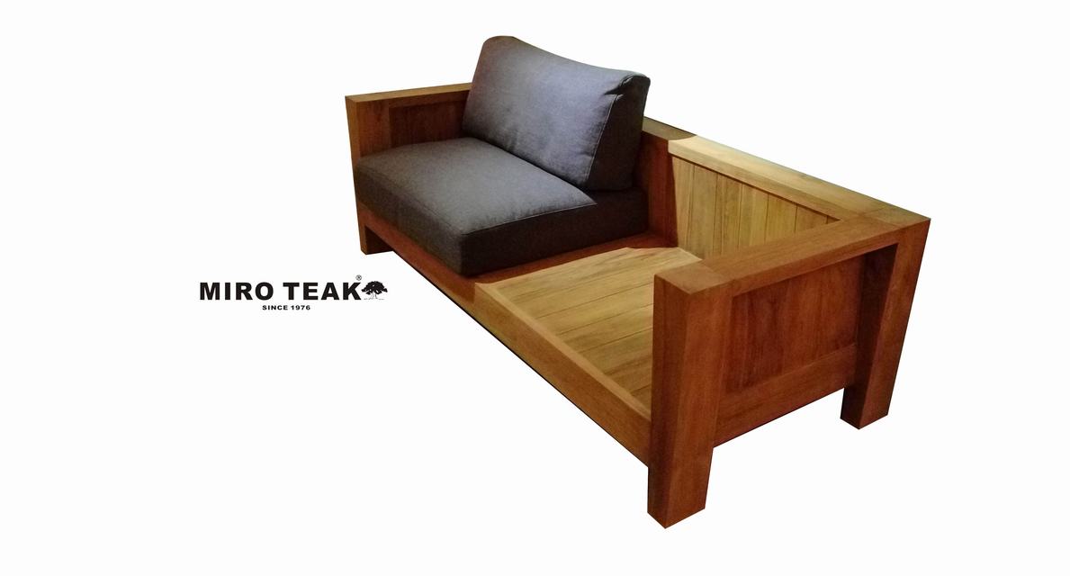 MIRO TEAK MODERN COUNTRY SOFA 現代鄉村三人沙發 - 4