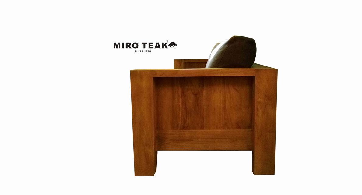 MIRO TEAK MODERN COUNTRY SOFA 現代鄉村三人沙發 - 5