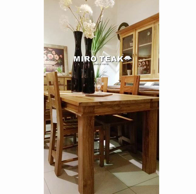 MIRO TEAK ABEL COUNTRY DINING TABLE 亞伯鄉村餐桌